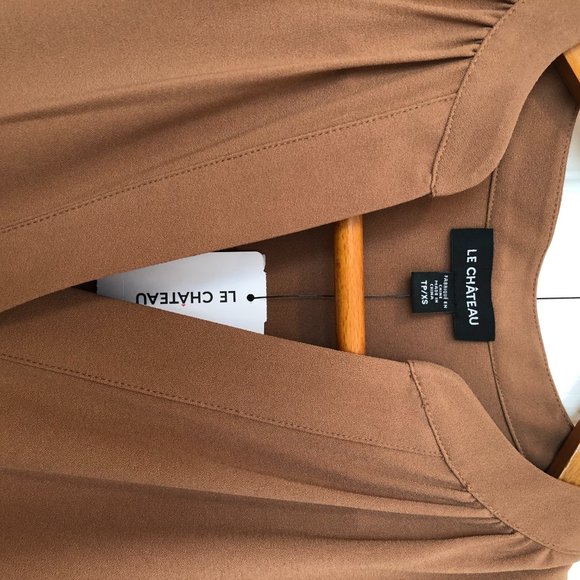 Crêpe de Chine V-Neck Tunic Dress - Picture 6 of 6